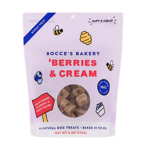 LOCAL PICKUP - BOCCE'S BAKERY 'BERRIES & CREAM SOFT AND CHEWY DOG TREAT