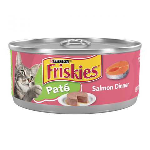 Friskies Pate Salmon Dinner Canned Cat Food