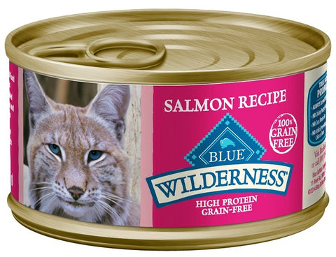 Blue Buffalo Wilderness High-Protein Grain-Free Adult Salmon Recipe Canned Cat Food