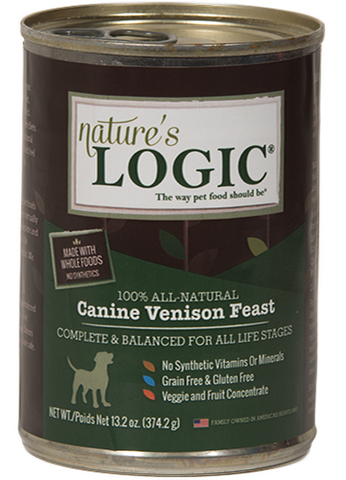 Nature's Logic Canine Venison Feast Canned Dog Food