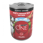 Purina One Wholesome Beef & Brown Rice Entree Canned Dog Food