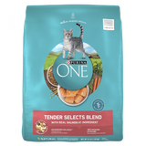 Purina ONE Tender Selects Blend Real Salmon Dry Cat Food