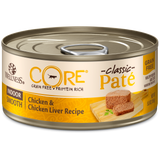 Wellness CORE Natural Grain Free Indoor Chicken and Chicken Liver Smooth Pate Wet Canned Cat Food
