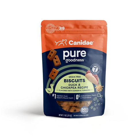 Canidae Grain Free PURE Heaven Biscuits with Duck and Chickpeas Dog Treats