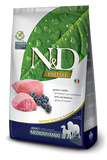 Farmina Prime N&D Natural & Delicious Grain Free Medium Adult Lamb & Blueberry Dry Dog Food