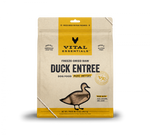 Vital Essentials Freeze Dried Grain Free Duck Mini Patties Entree for Dogs Food
