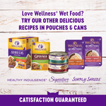 Wellness Healthy Indulgence Natural Grain Free Morsels with Salmon and Tuna in Savory Sauce Cat Food Pouch