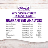 Wellness Healthy Indulgence Natural Grain Free Morsels with Chicken and Turkey in Savory Sauce Cat Food Pouch