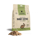 Vital Essentials Grain Free Rabbit Mini Nibs Freeze Dried Raw Food for Cats
