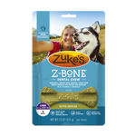 Zukes Z-Bones Grain Free Clean Apple Crisp Dental Dog Treats