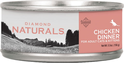 Diamond Naturals Chicken Dinner Adult & Kitten Formula Canned Cat Food