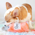 ZippyPaws Happy Hour Crusherz Rose Plush Dog Toy
