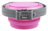 Loving Pets Pink Bella Roma Travel Double Diner Bowl