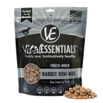 Vital Essentials Grain Free Rabbit Mini Nibs Entree Freeze Dried Dog Food