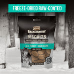 Merrick Backcountry Grain Free Turkey & Duck Recipe Freeze Dried Raw Coated Biscuit Dog Treats